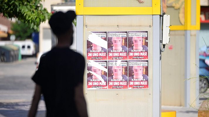 Telediario 2 - Preocupación en la comunidad magrebí nacida en Torre Pacheco