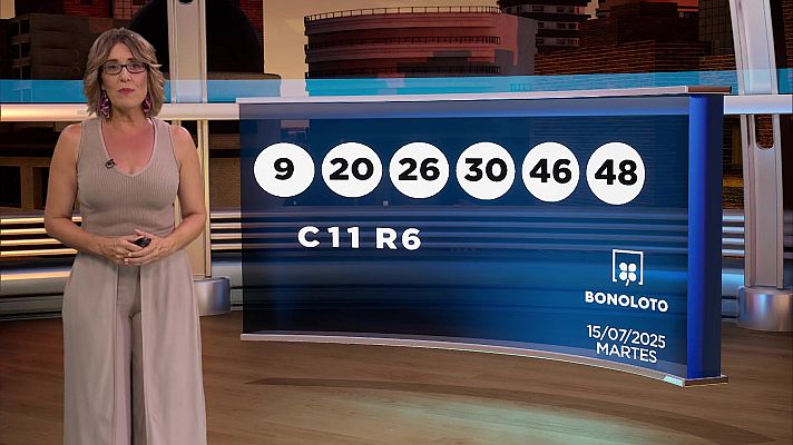 Loterías - Sorteo de la Bonoloto y Euromillones del 15/07/2025