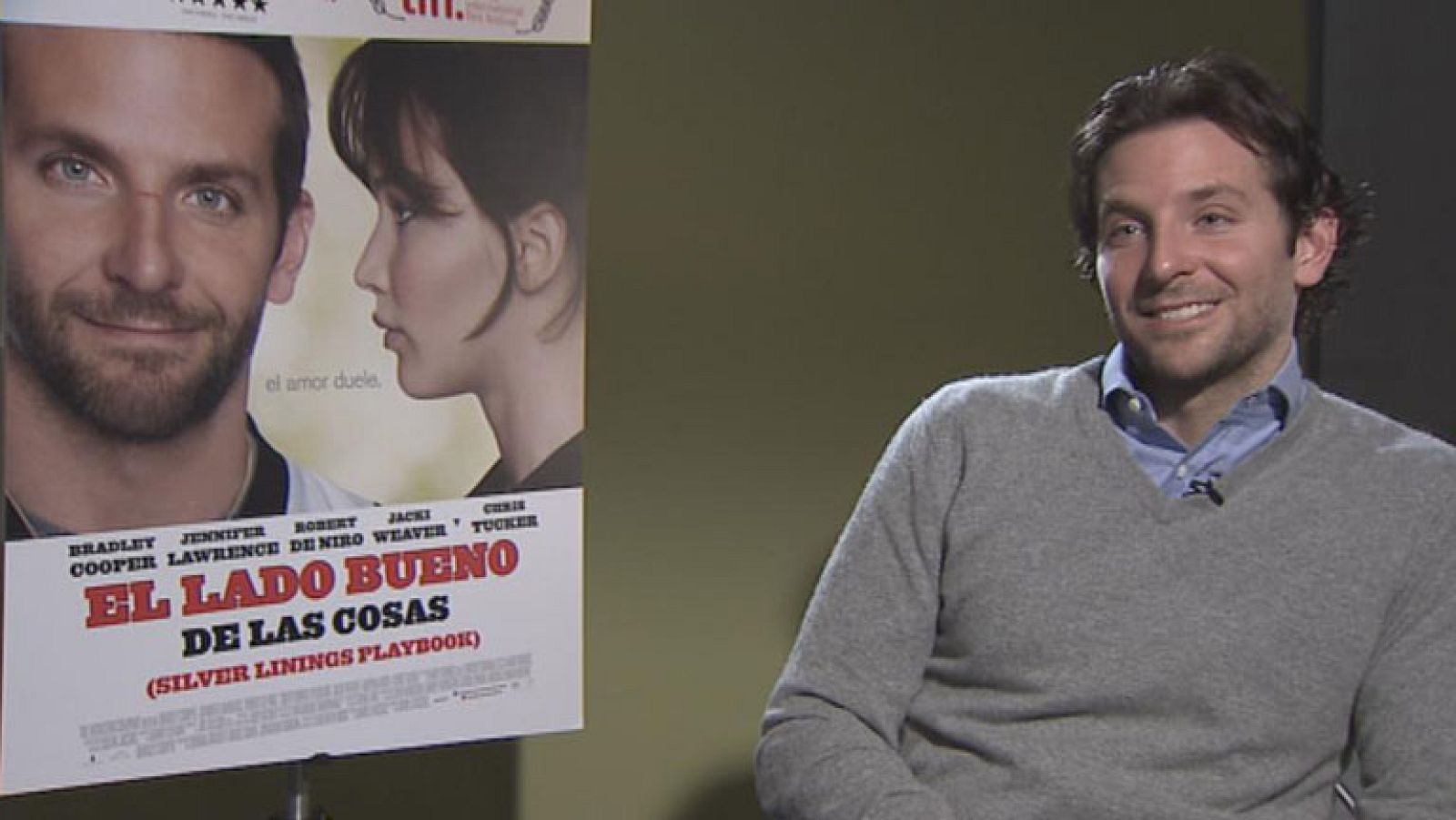 Bradley Cooper presenta su película "El lado bueno de las cosas" en Madrid