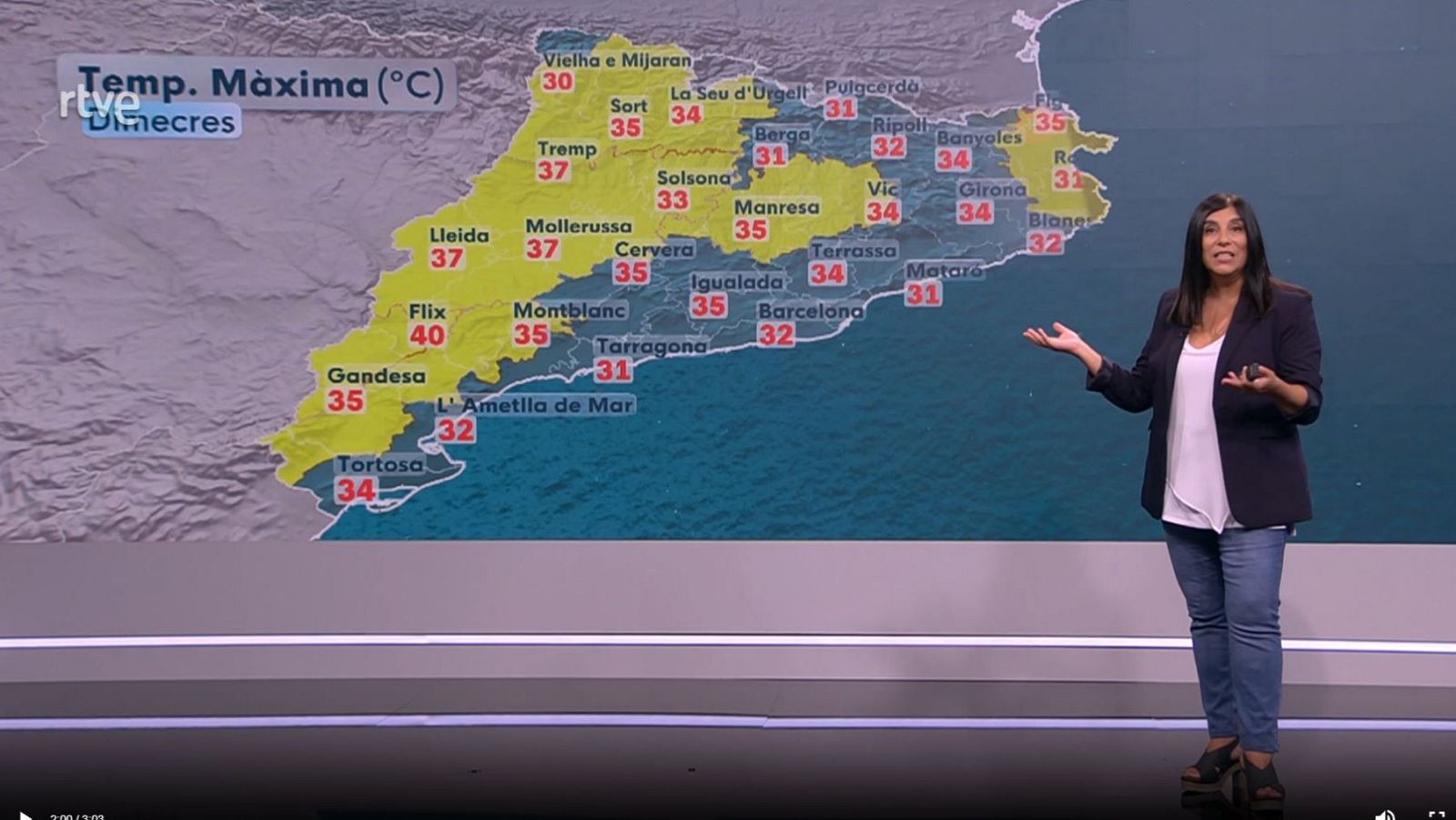 El Temps a Catalunya amb Sònia Papell (16/07/2025) | RTVE Catalunya - El temps | Veure