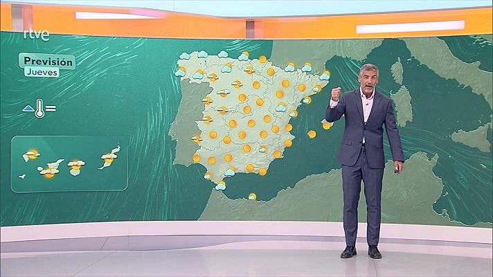 El tiempo - Temperaturas muy elevadas en mitad sur peninsular, meseta Norte, depresiones del nordeste, Galicia y Canarias