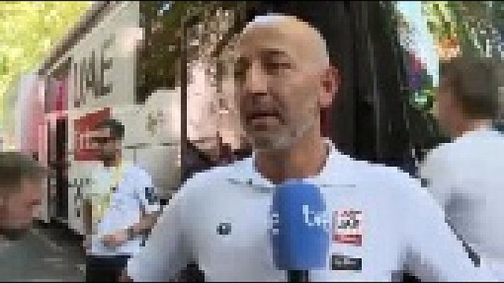 Ciclismo - Matxin, a TVE: "Son caídas que hacen que te da un salto al corazón, afortunadamente Pogacar está bien"