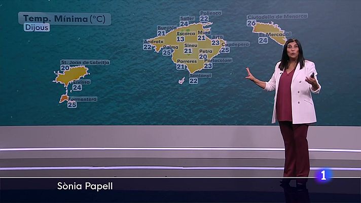 Informatiu Balear - El temps a les Illes Balears - 17/07/25