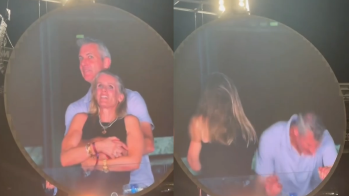 Telediario 1 - La 'kiss cam' de un concierto de Coldplay desvela la infidelidad de un empresario