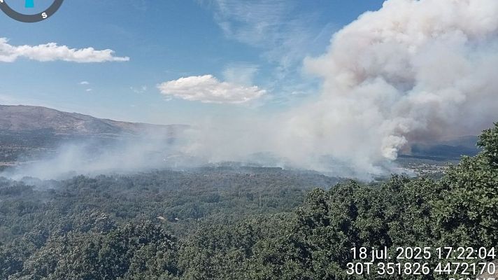 La tarde en 24h - Alcalde de Burgohondo: "El fuego ha avanzado muy rápido, pero está controlado"