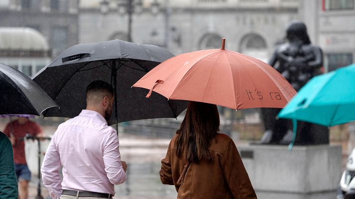 El tiempo - Descenso general de temperaturas y lluvia en el norte