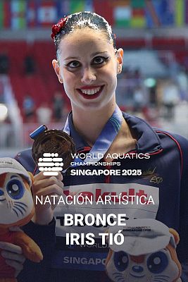 Natación - Iris Tió se cuelga el bronce en el Solo Técnico y da la segunda medalla a España en Singapur