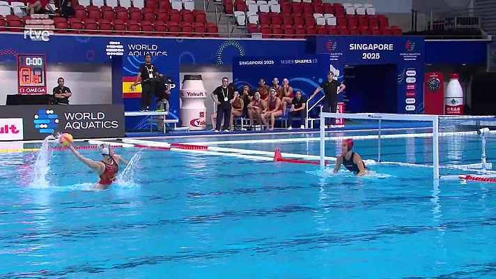 Waterpolo - Campeonato del Mundo. ¼ final Femeninos: España - Países Bajos