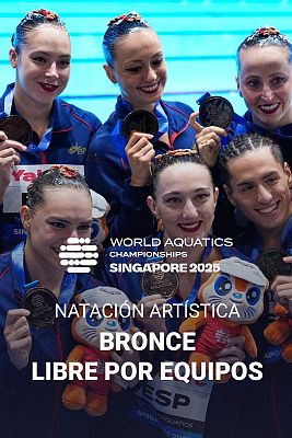 Natación - España se cuelga el bronce en el libre de natación artística