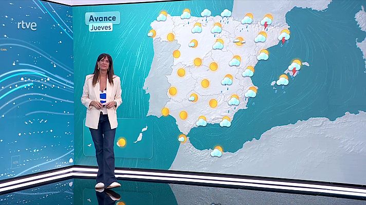 El tiempo - Máximas superiores a 34-36 grados en medio y bajo Ebro, sudeste, Ampurdán, Mallorca, Ibiza y Guadalquivir