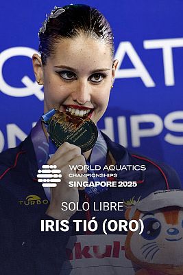Natación - Iris Tió gana el oro en el solo libre del Mundial de Singapur
