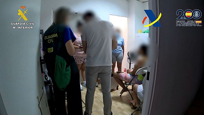  - 162 mujeres liberadas de una red que las obligaba a prostituirse