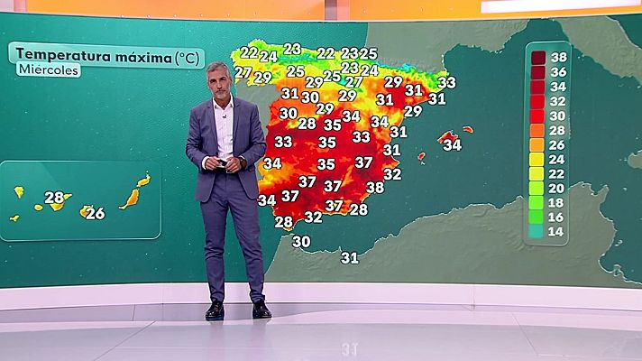 El tiempo - En Canarias cielos nubosos en los nortes con posibilidad de alguna precipitación débil