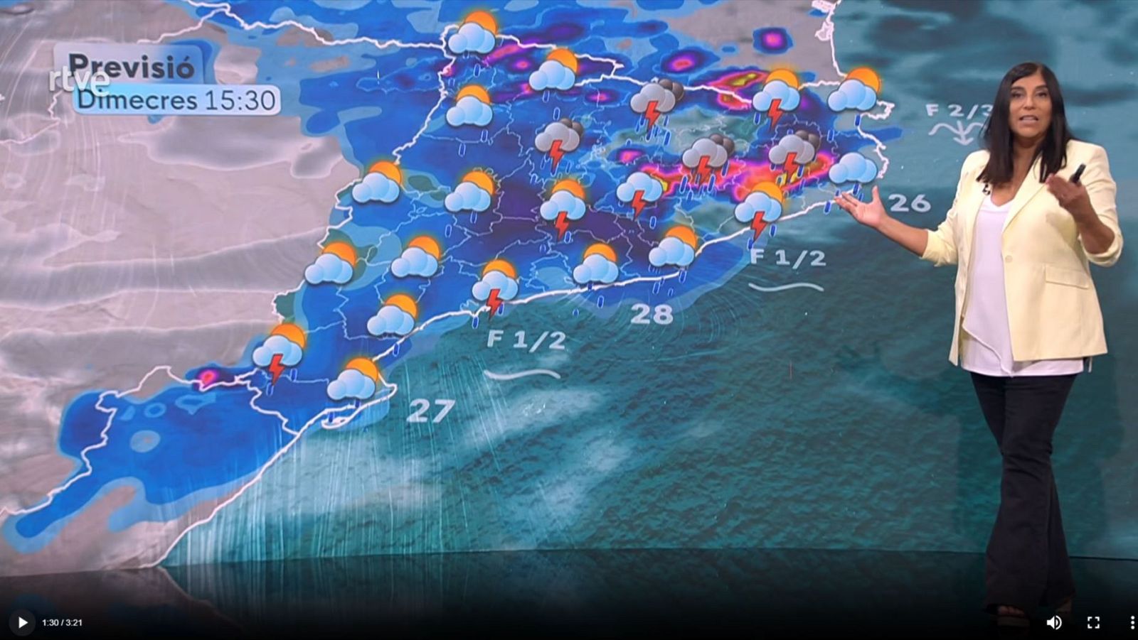 El Temps a Catalunya amb Sònia Papell (23/07/2025) | RTVE Catalunya - El temps | Veure