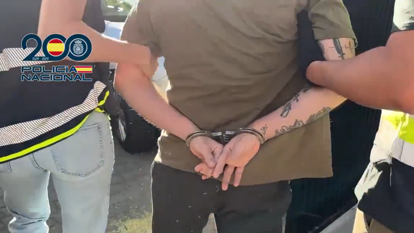 El fugitivo de los tatuajes, detenido en Madrid por abuso sexual | Ver