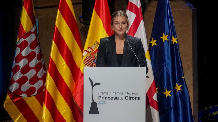 Especiales informativos - Leonor agradece a los galardonados de los Premios Princesa de Girona por poner su "talento al servicio de la sociedad"