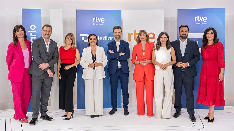 RTVE refuerza su equipo de presentadores de los Telediarios para la temporada 2025/2026