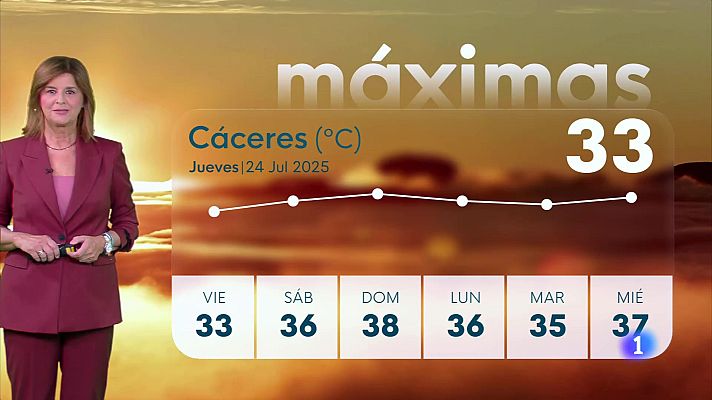Noticias de Extremadura - El tiempo en Extremadura - 24/07/2025