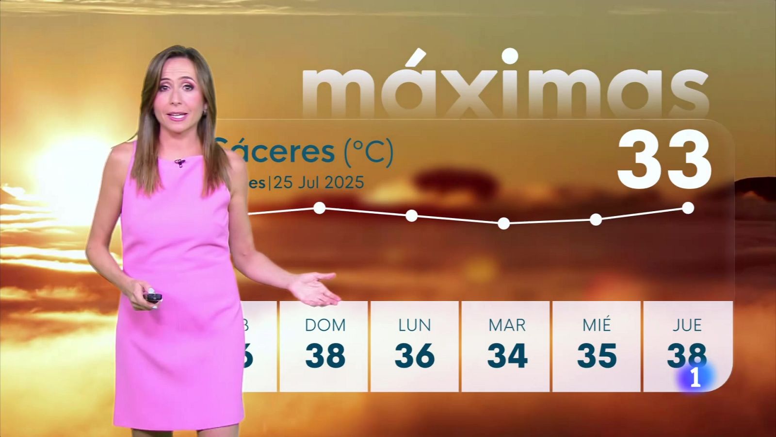 El tiempo en extremadura - 25/07/2025 - Ver ahora
