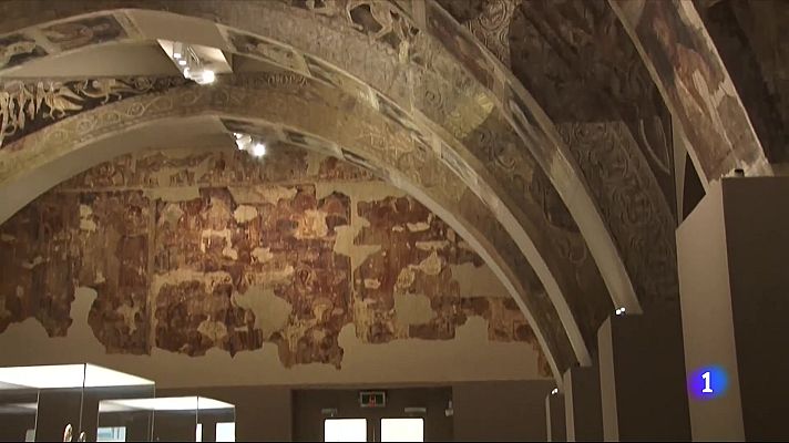 L'Informatiu - El MNAC prepara un cronograma propi per tornar els murals de Sixena a l'Aragó