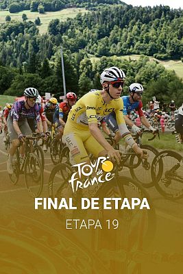Final de la etapa 19 del Tour de Francia 2025, en lo alto de La Plagne