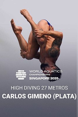 Natación - Carlos Gimeno hace historia con su plata en saltos de gran altura