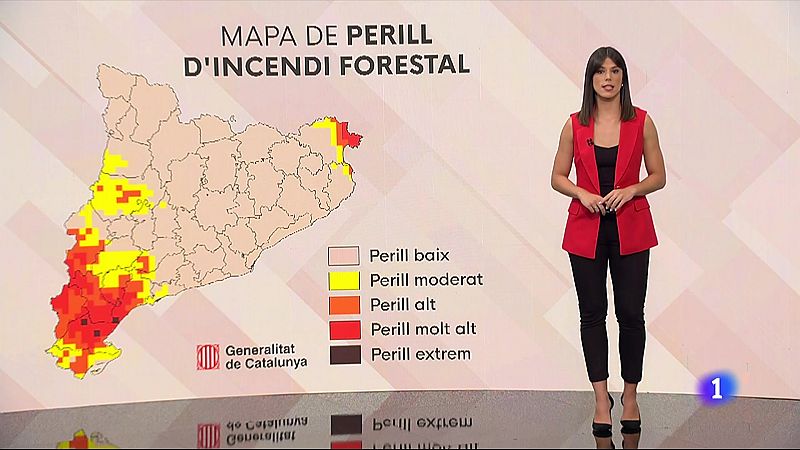 Més d'una vintena de municipis del sud de Catalunya en perill extrem d'incendi