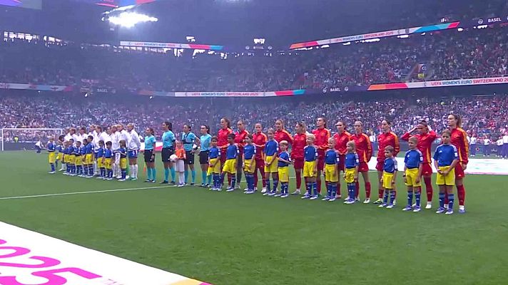 Eurocopa - Campeonato de Europa Femenino. Previo Final: Inglaterra - España
