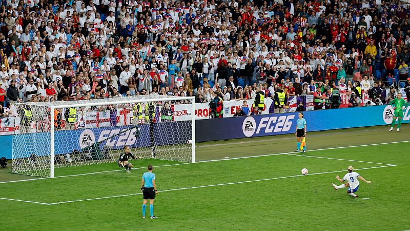 Eurocopa femenina: tanda de penaltis final España - Inglaterra | Ver | Ver