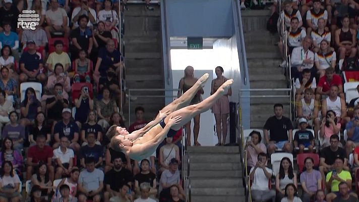 Natación - Saltos - Campeonato del Mundo. Final 3m Sincro Masculino
