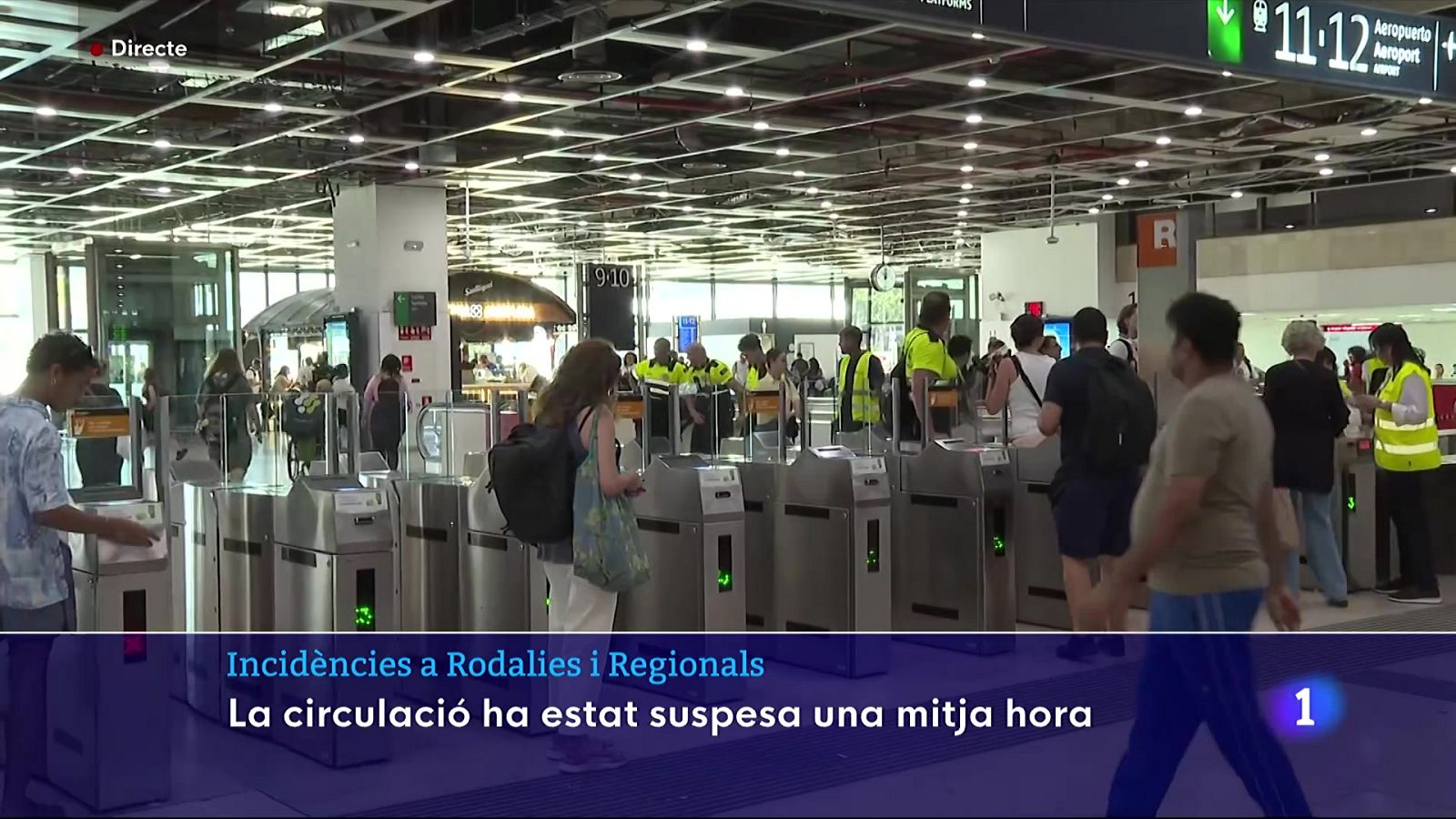 Es recupera poc a poc el servei de Rodalies i de mitja distància de Renfe per una avaria a Sants