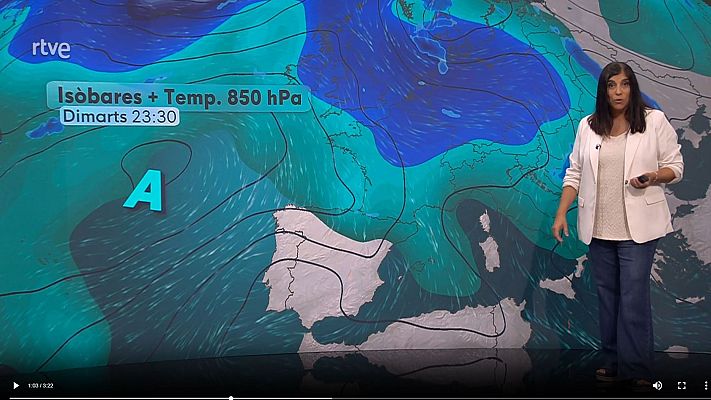 El temps - Continua fent menys calor de la que toca