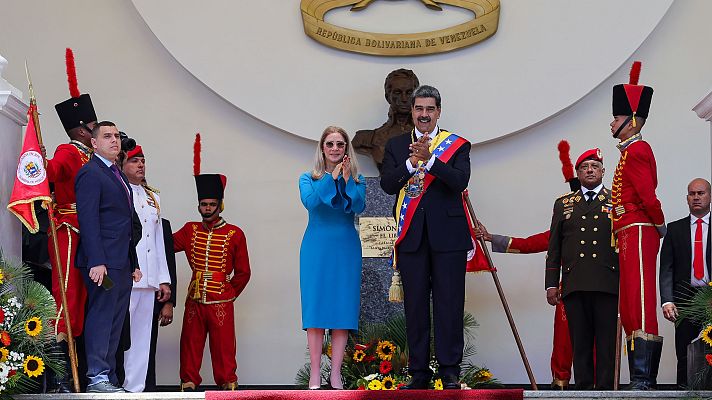 Telediario 1 - Se cumple un año de la polémica victoria de Maduro en las presidenciales de Venezuela