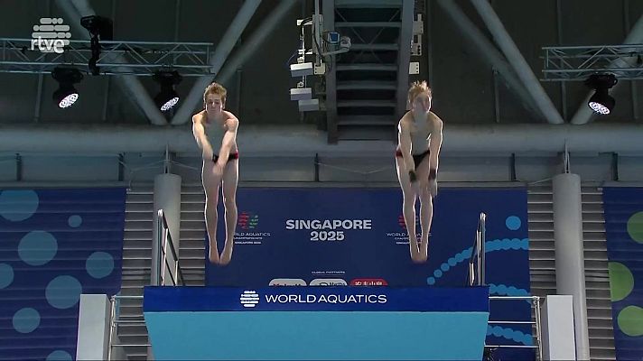 Natación - Saltos - Campeonato del Mundo. Final 10m Sincro Masculino