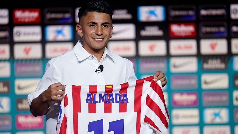 Thiago Almada, en su presentación: "Llego con mucha ambición de lograr cosas y quedar en la historia del Atlético de Madrid"