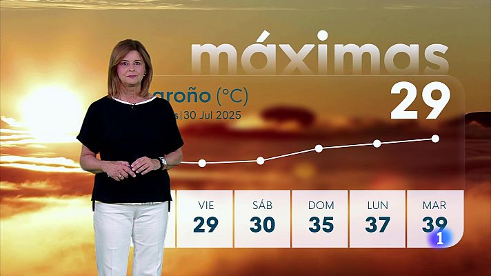 Informativo Telerioja - El tiempo en la rioja - 30-07-2025 - Ver ahora