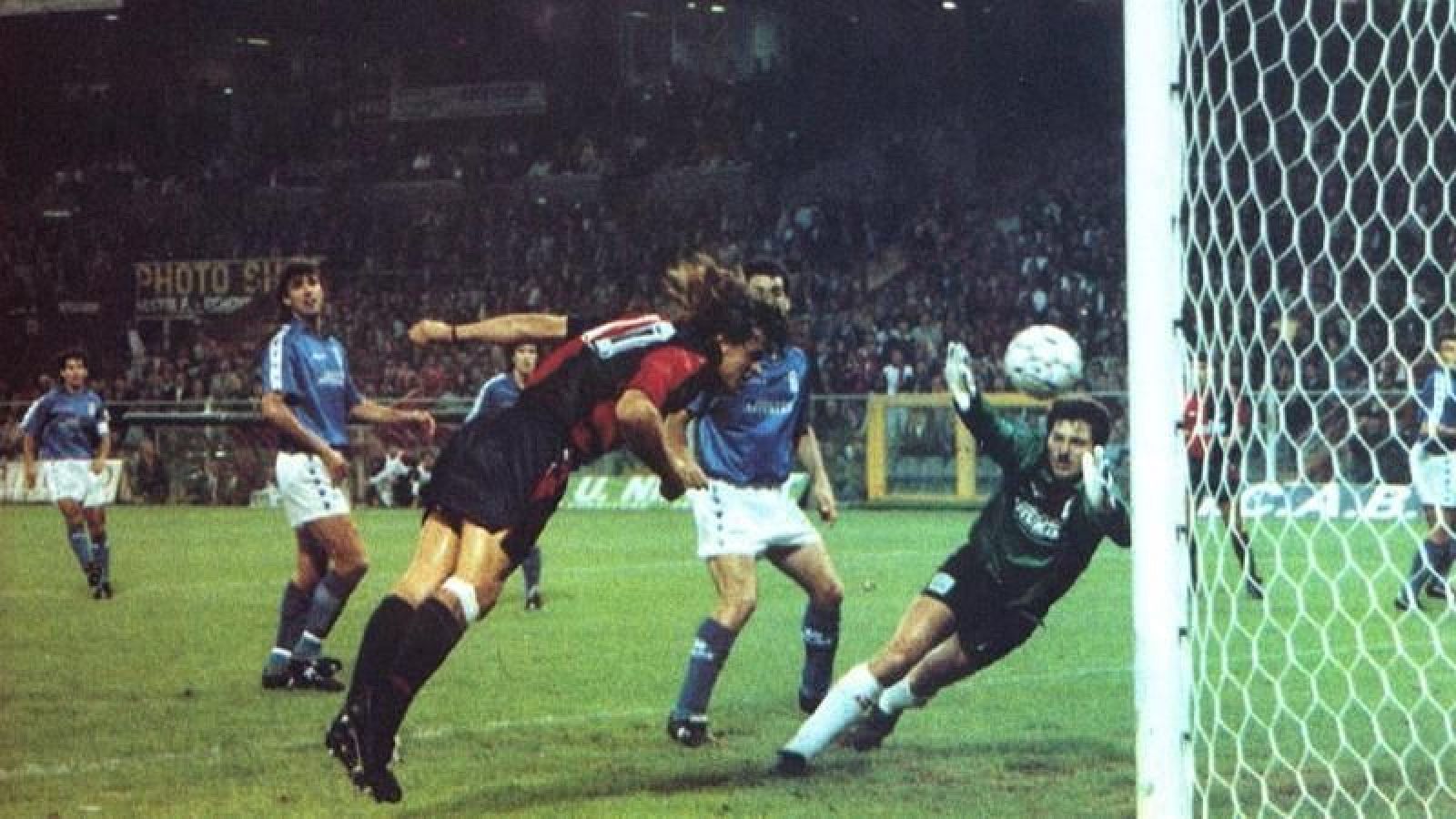 Genoa 3-1 Oviedo: resumen del partido de la UEFA (1991) - Deportes en el Archivo de RTVE | Ver