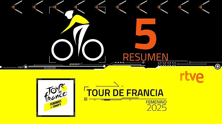 Tour de Francia - Resumen etapa 5ª del Tour femenino 2025
