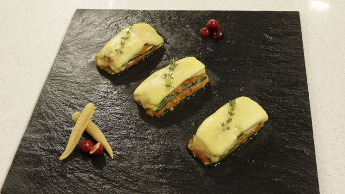 La mañana - Lasaña de calabacín provenzal