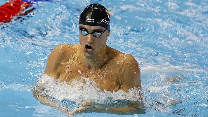 Natación - Carles Coll bate el récord de España de 200m braza y se mete en la final del Mundial de Singapur