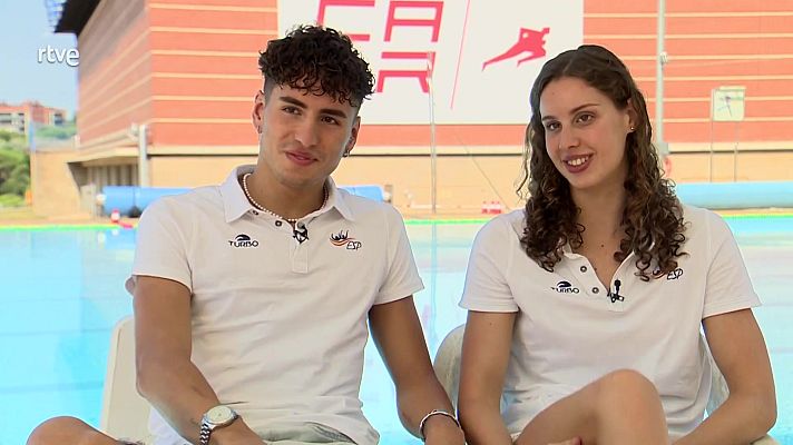 Natación - Natación artística - Reportaje pareja de oro.
