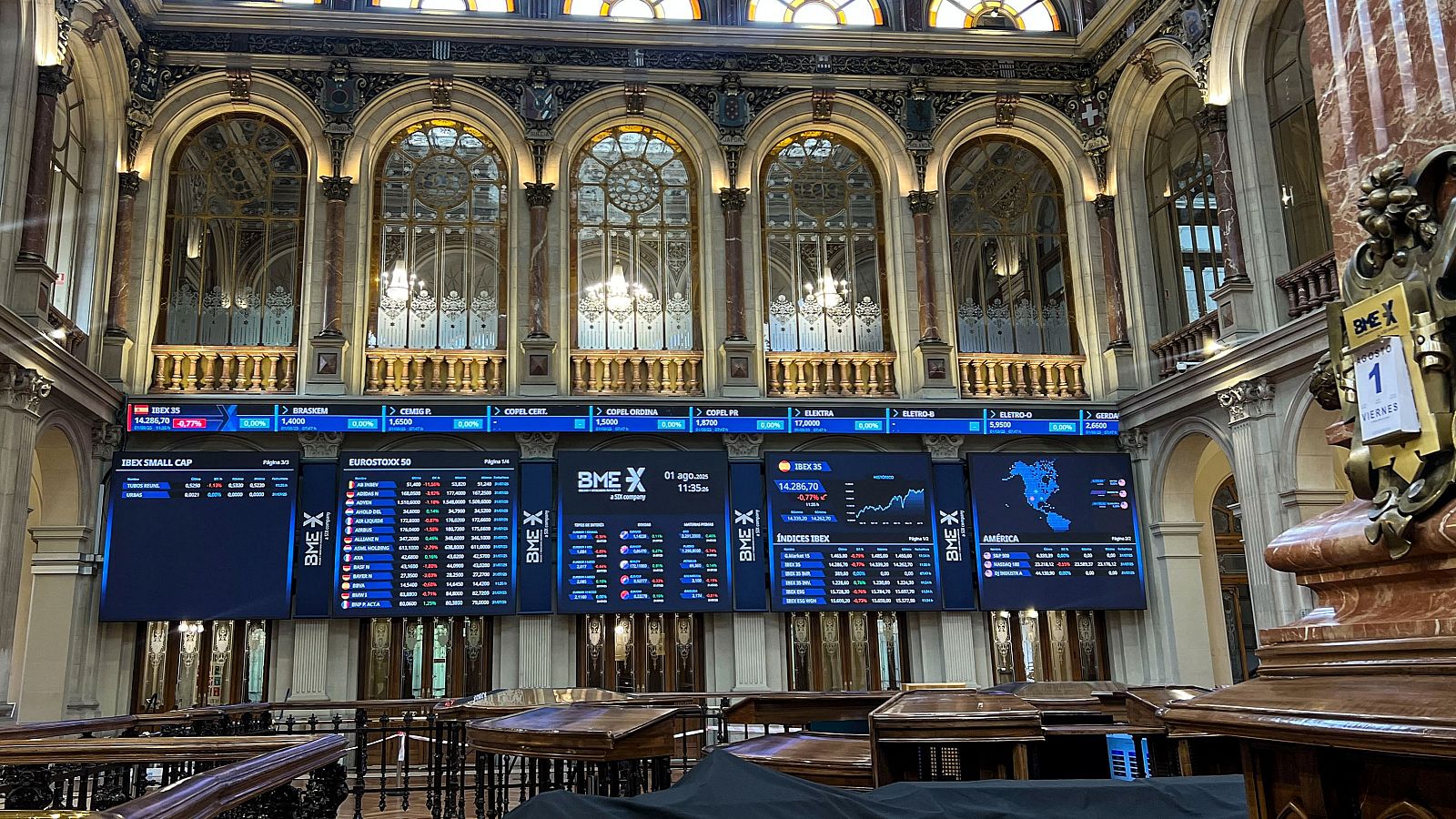 Pérdidas en las bolsas mundiales por los aranceles de Trump - Telediario 2 | Ver