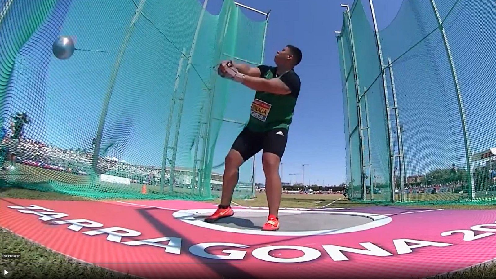 Kevin Arreaga, campeón de España en lanzamiento de martillo - Atletismo | Ver