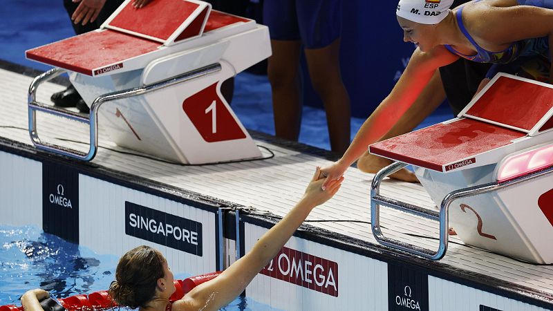 El relevo mixto 4x100 espaol termina sptimo en Singapur