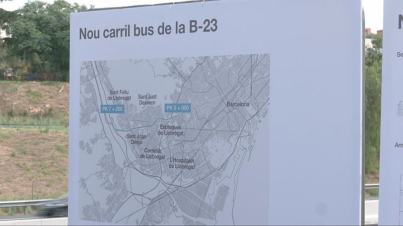 Nou carril bus de la B-23