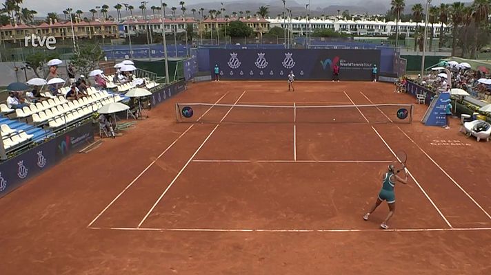Tenis - W100 Maspalomas. 1ª semifinal: Arantxa Rus - Caroline Werner