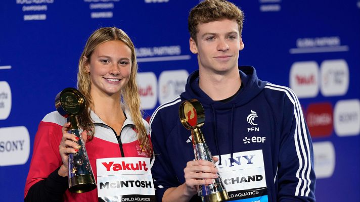 Los Deportes de La1 - McIntosh y Marchand se bañan en oro en la última jornada de los Mundiales