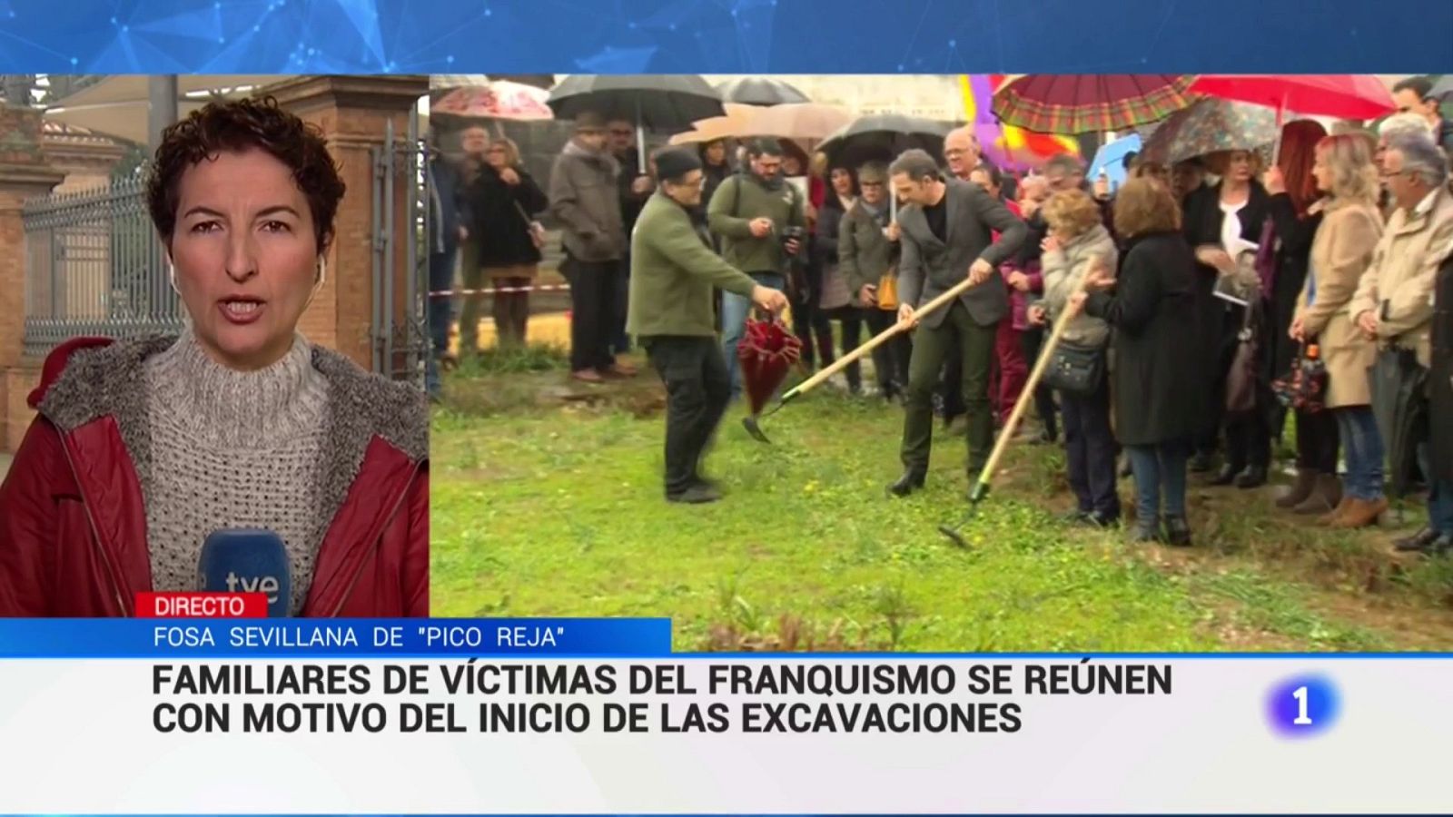 Inicio de las excavaciones de la fosa de Pico Reja (Sevilla) | Ver ahora