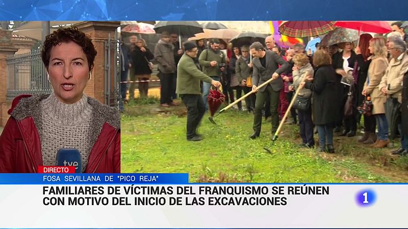 Inicio de las excavaciones de la fosa de Pico Reja (Sevilla) | Ver ahora