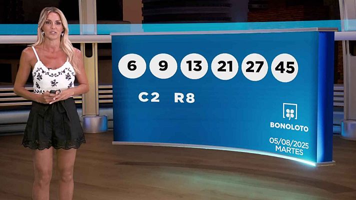 Loterías - Sorteo de la Bonoloto y Euromillones del 05/08/2025